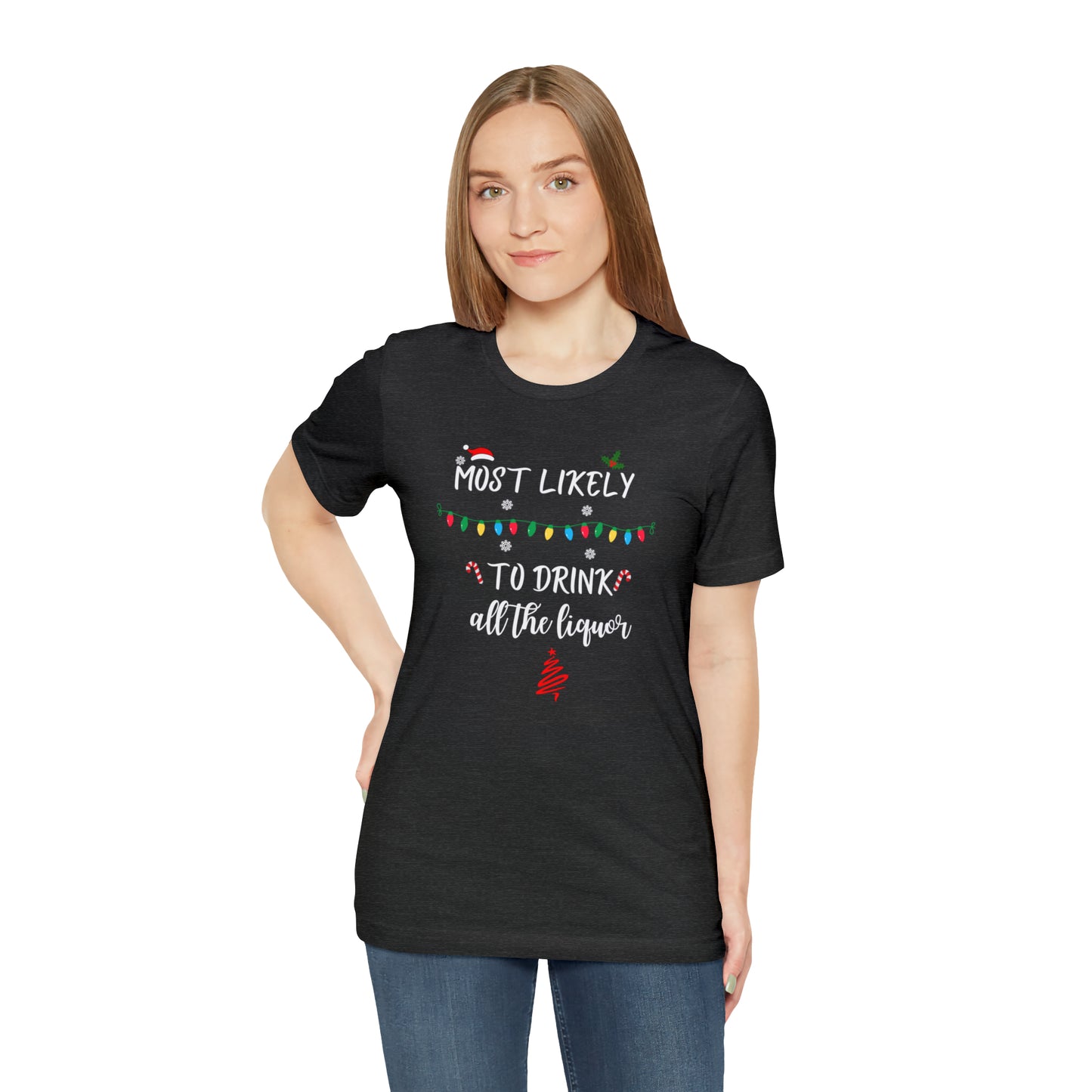 Christmas T-Shirt Bliquor, Unisex Jersey Short Sleeve Tee