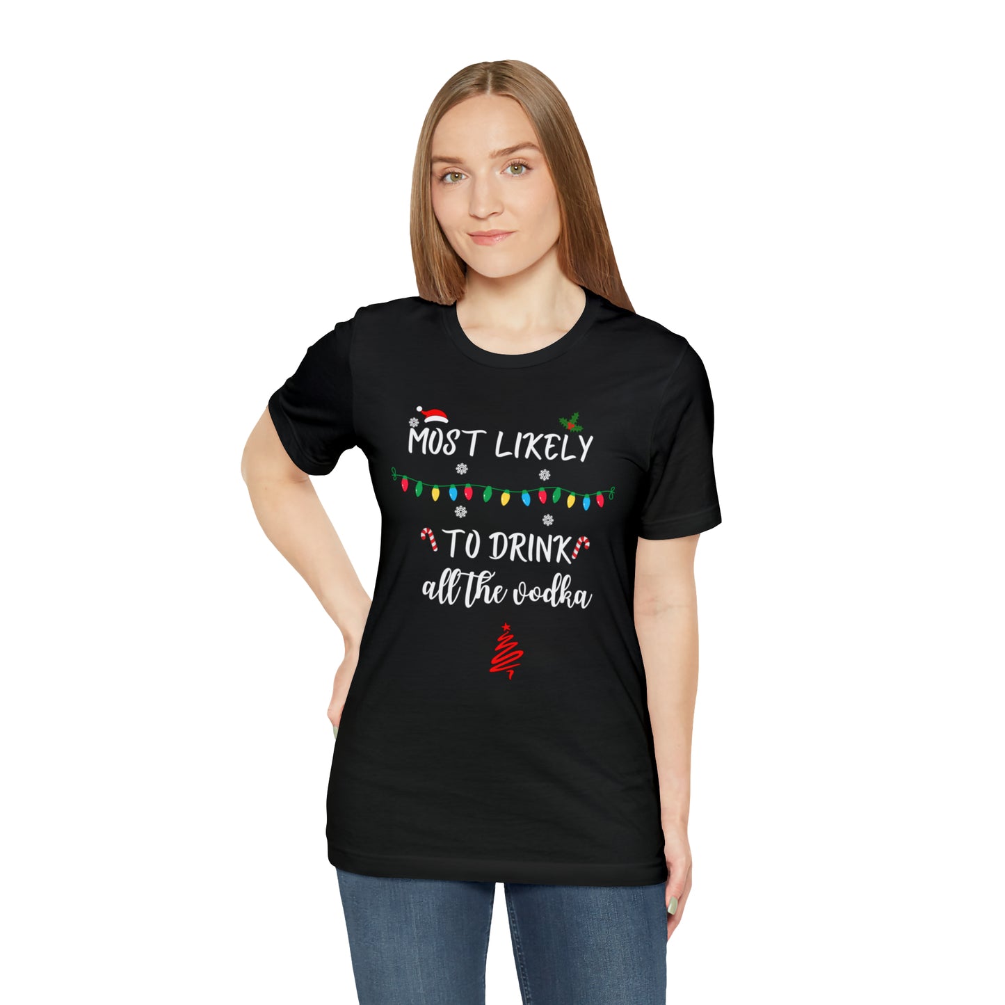 Christmas T-Shirt BVodka, Unisex Jersey Short Sleeve Tee