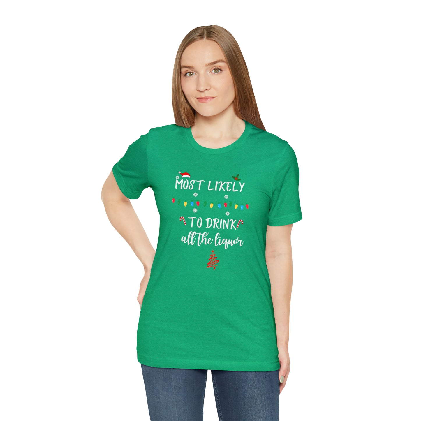 Christmas T-Shirt Bliquor, Unisex Jersey Short Sleeve Tee