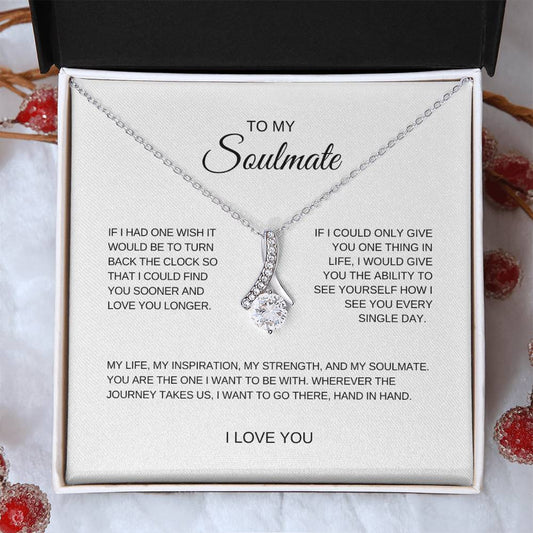To My Soulmate Alluring Beauty Necklace