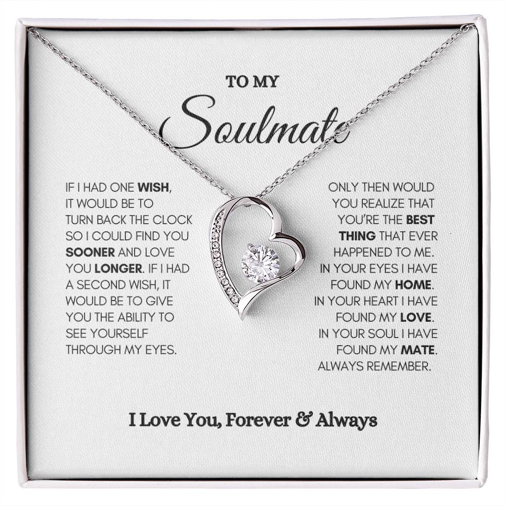 To My Soulmate || Forever Love Necklace